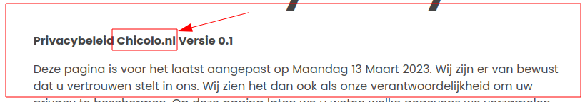 Dus NIET geldig voor deze webshop!