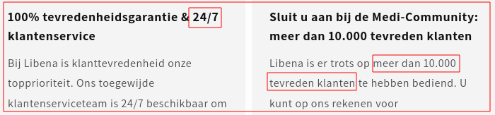 Alleen per mail 24/7 maar dat is iedereen en 10.000??