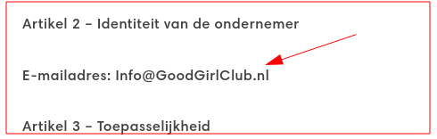 Dat bedoelt de wetgever niet met identiteit!