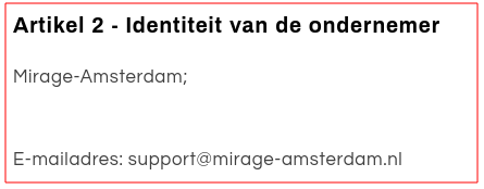 Wettelijk verboden!