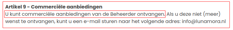 Vaak krijgt u die ook... overvloedig zelfs.