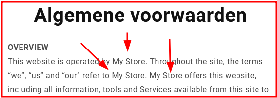 Daar hoort de webshopnaam te staan!