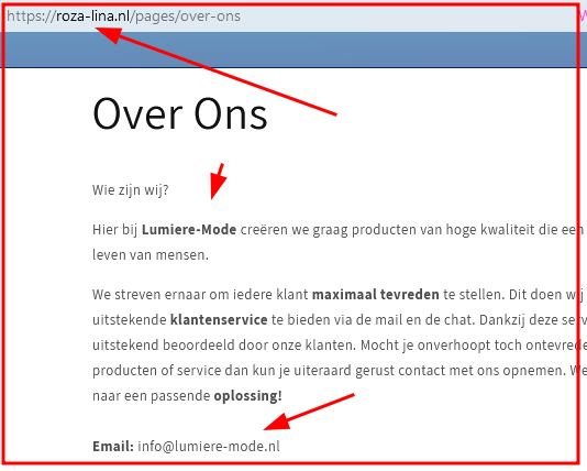 De "over ons" neemt elke twijfel weg!