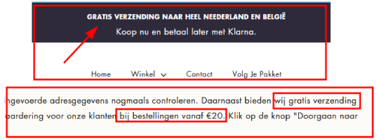 Dus gratis of vanaf 20 Euro?