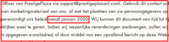 Bestaan pas vanaf 2023!