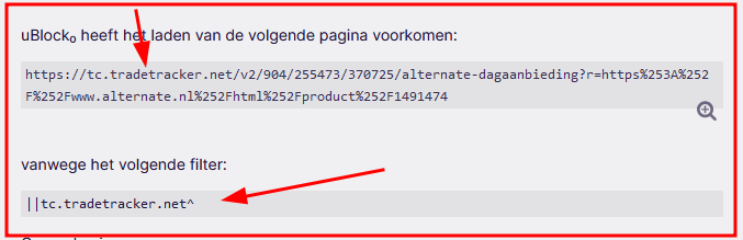 Ublock (browser plugin) blokkeert dit automatisch voor U (aanrader)!