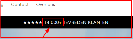 Dat is erg veel als je net 19 dagen bestaat als shop!