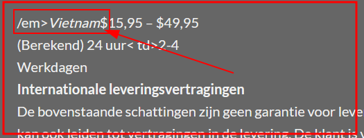 Oops foutje in de programmacode