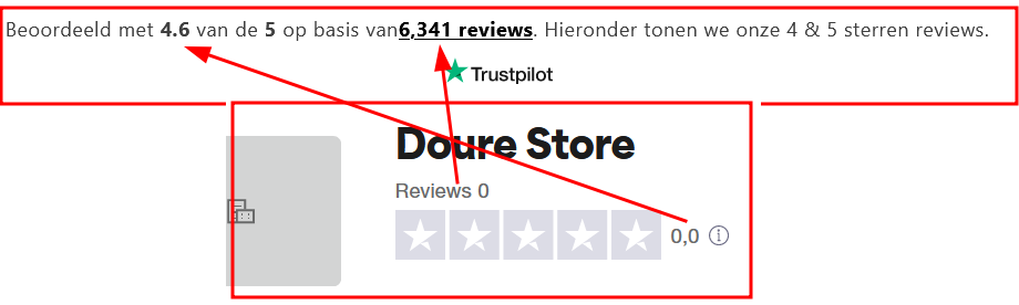 Meer misleiding / FAKE reviewclaims!