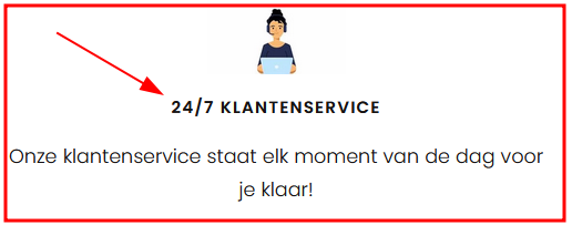 Alleen per mail bereikbaar!