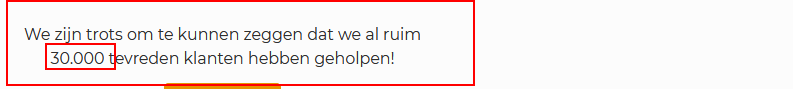 Dat is nogal wat per dag!