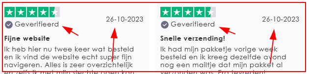 Duussss al 5-ster reviews op dag van opening?