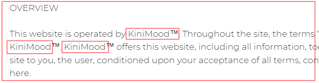 Voorwaarden gaan over kinimood (.com)