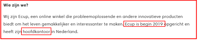 Misleiding! Het is 3 jaar LATER!