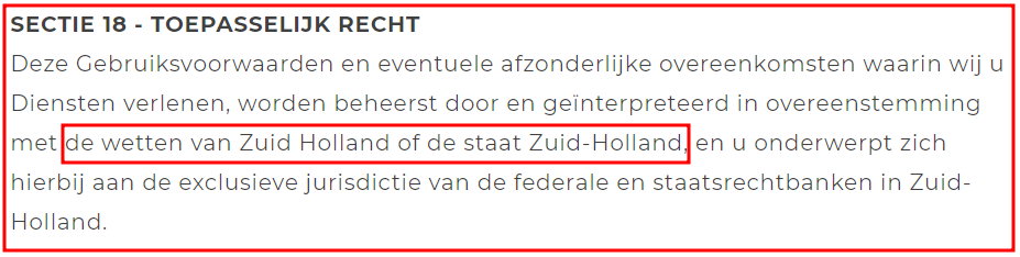 U heeft dus GEEN rechten!