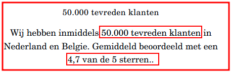 Dat is allemaal wel erg veel!