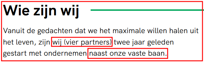 KvK zegt dat dit een 1-mans zaak is...