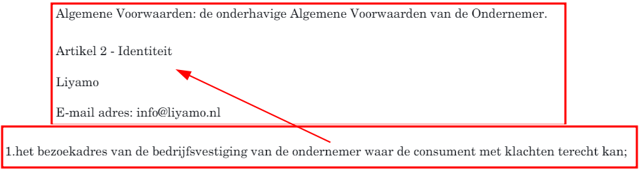 Strijdig met eigen voorwaarden artikel 5-1