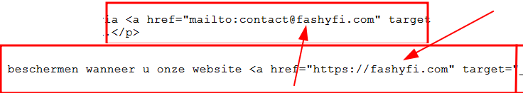 Mail gaat "onder water" naar ander domein.