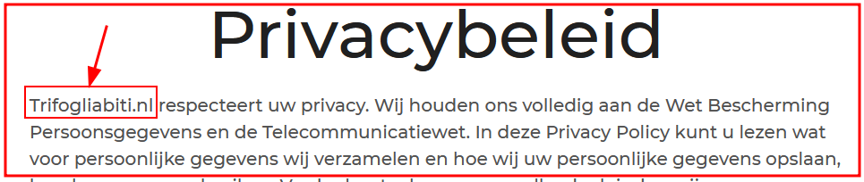 NIET geldig voor deze webshop (RODE VLAG)!