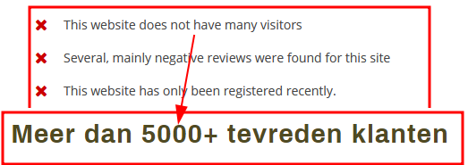 Heeft maar erg weinig bezoekers volgens metingen
