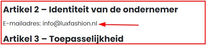 Die webshop bestaat niet meer!