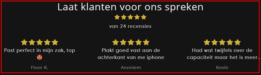 Deze "reviews" moeten dus wel FAKE zijn!