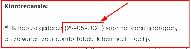 Dat is ruim 2 jaar voor opening webshop!