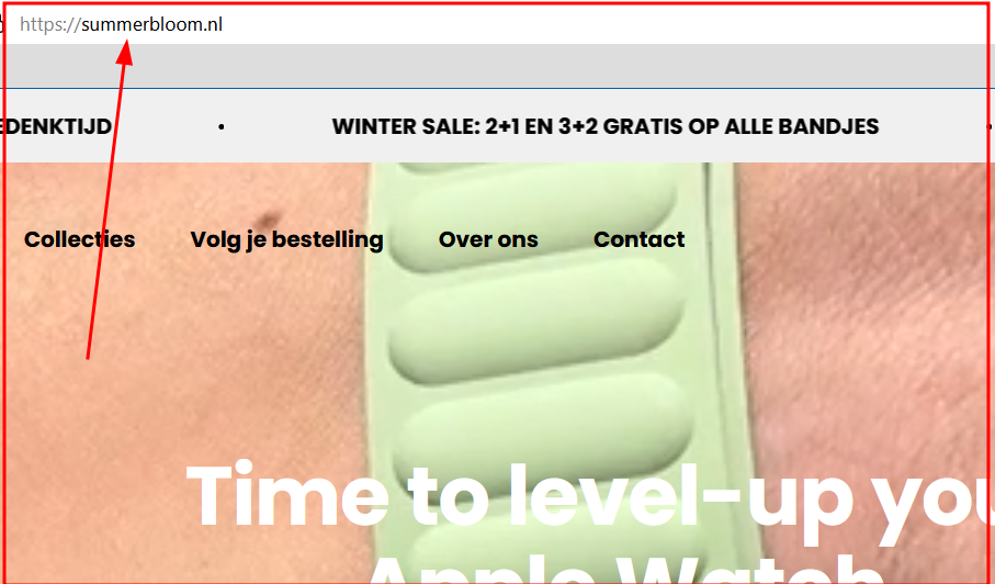 LET OP UW ADRESBALK!