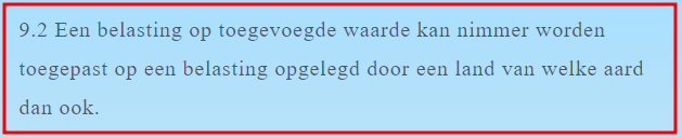 De wetgever / douane denkt daar anders over!