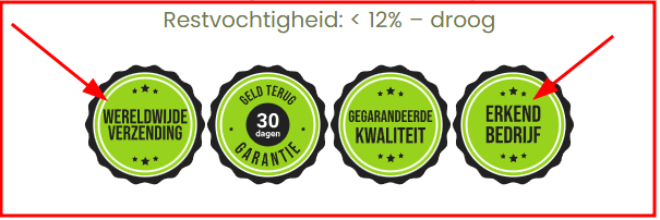 Allemaal FAKE "badges"